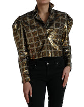 Dolce & Gabbana Multicolor Polyester Sequined Cropped Jacket -   -  Dolce & Gabbana.